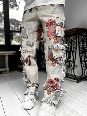 Guapi La Ville Lumiere Butterfly Tapestry Pants